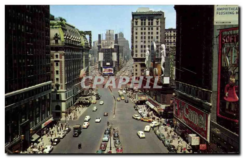 Times Square — Nova York — editor Alfred Mainzer, n° 55965 - Frente