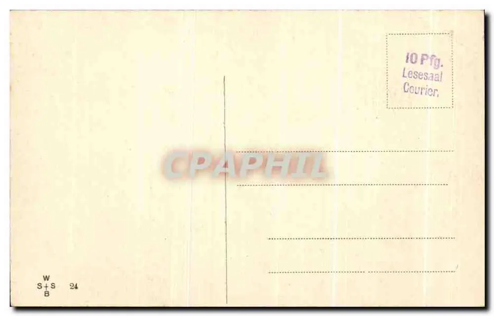 Berlin — Reiterdenkmal Friedrichs des Großen unter den Tilleulen — Verlag Lesesaal - Rückseite