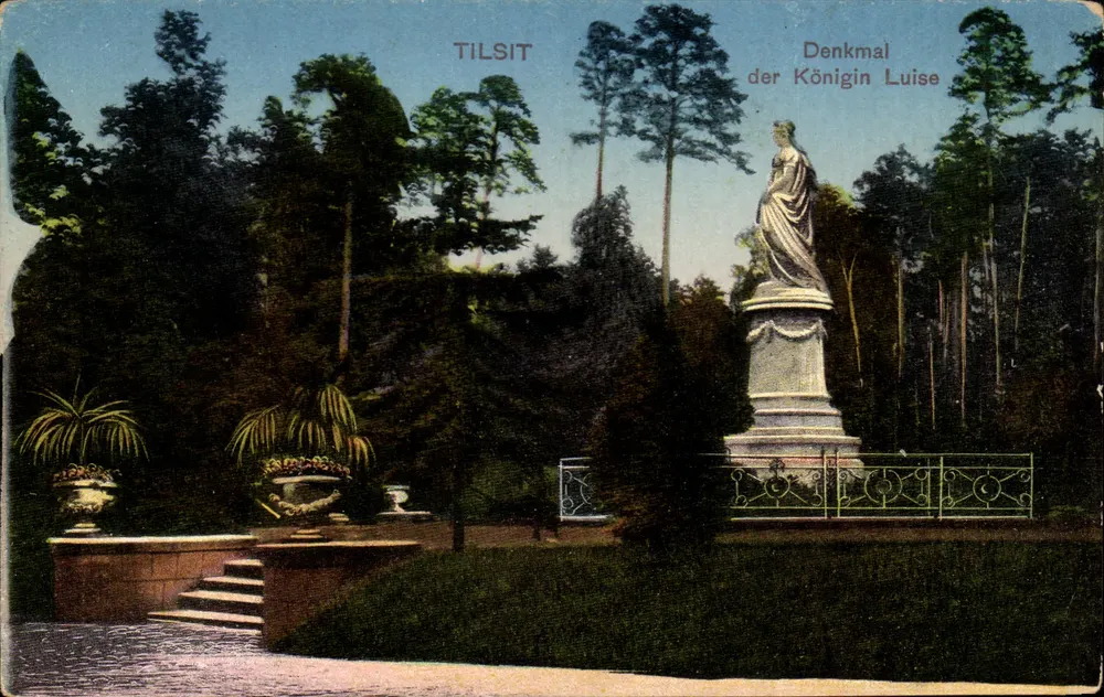 Tilsit — Monumento à rainha Louise — editor desconhecido - Frente