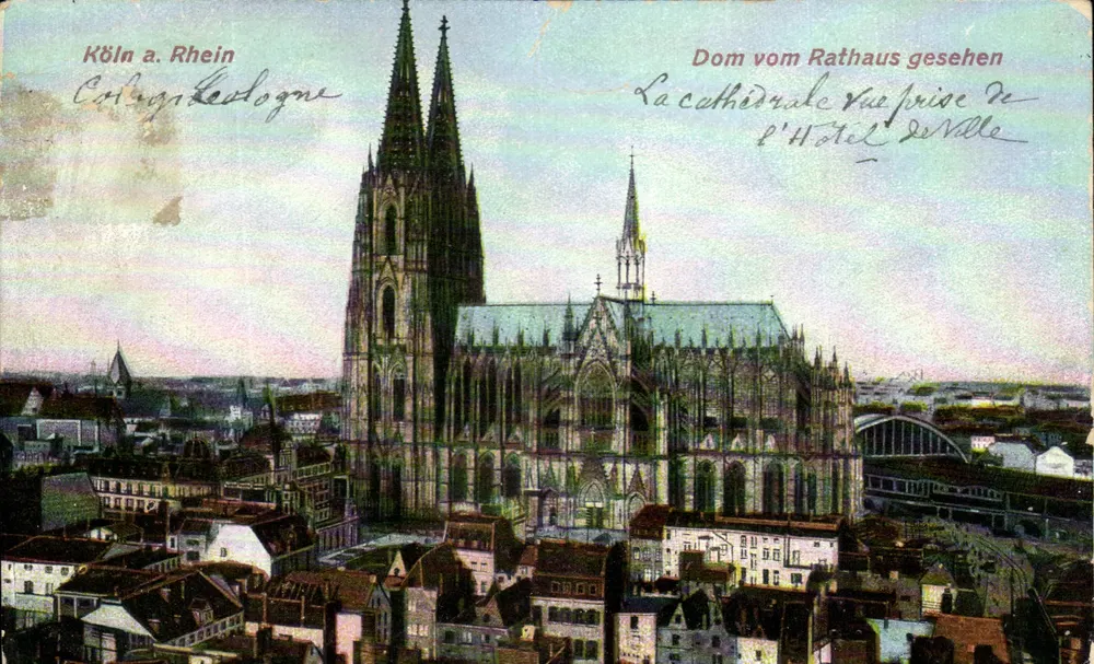 Köln — Kathedrale aus Sicht der Stadtverwaltung — Verlag unbekannt, Seriennummer nicht sichtbar - Vorderseite