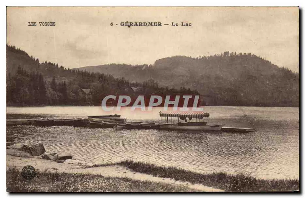 Gérardmer — Lago — Os Vosges — Editora Gérardmer, n°6 - Frente