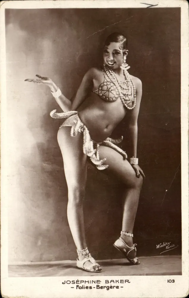 Joséphine Baker — Folies-Bergère — Waléry, Paris, n°103 - Vorderseite