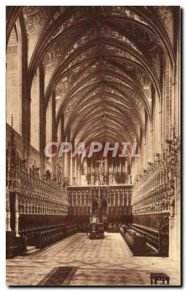 Albi — Kathedrale Sainte-Cécile — Der Chor und die Kirchenschiff - Vorderseite