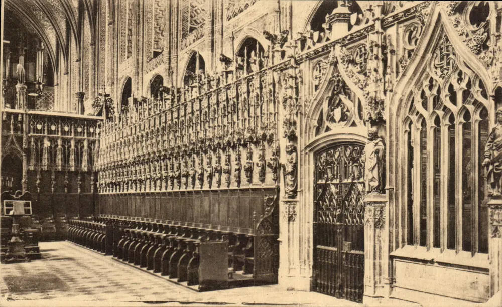 Kathedrale Sainte-Cécile — Chorbank und Chorzaun (15. Jahrhundert) — Lévy, Paris - Vorderseite