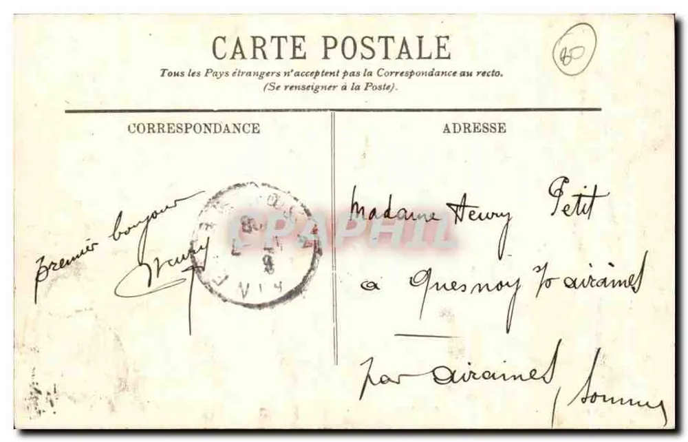 Amiens — De oevers van de Somme — LL. - Achterkant