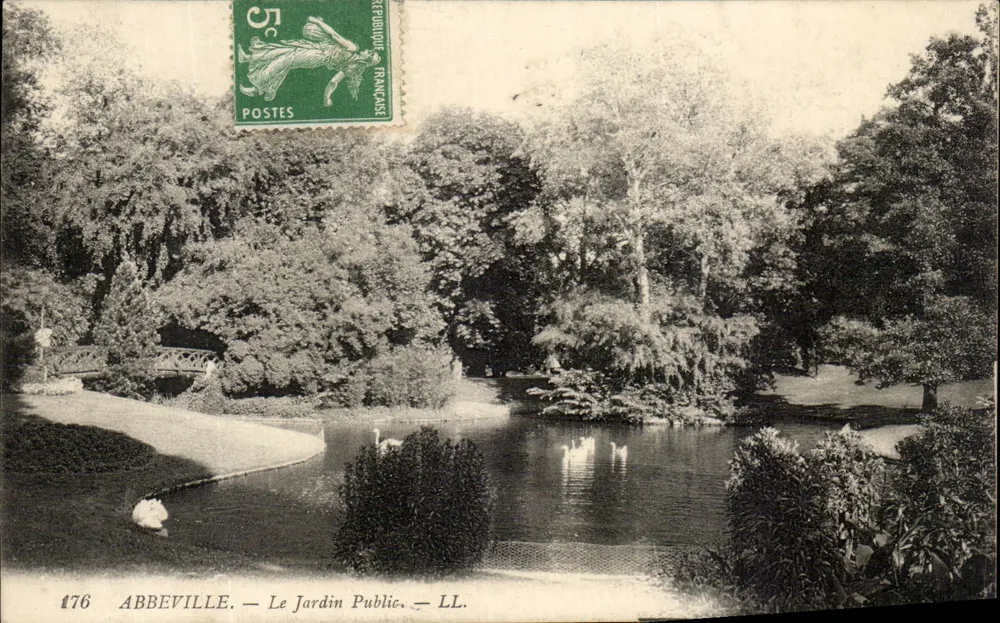 Abbeville — O Jardim Público — LL. n° 476 - Frente