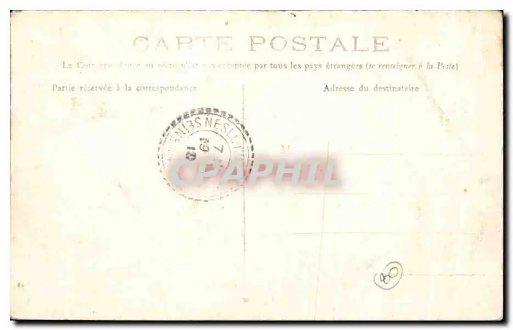 Amiens — La Hotoie — Der Bassin und die Inseln — Edition G. L. à Albert - Rückseite