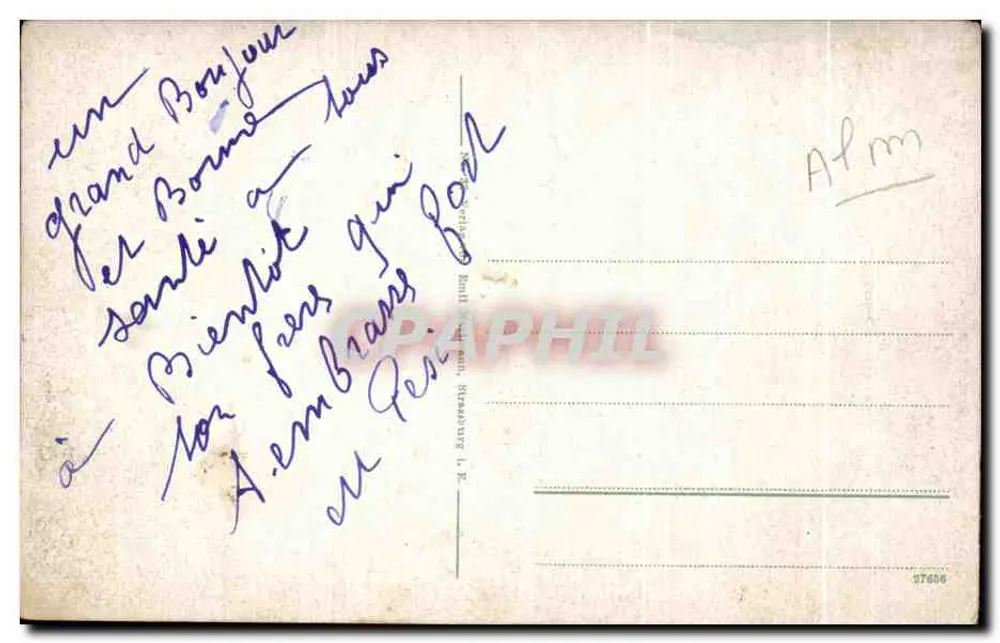 ईज़नबाहन-राइनब्रूक्के केहल के पास — राइन पर रेलवे पुल का दृश्य — अज्ञात एडिटर, श्रृंखला नंबर अदृश्य - पीछे