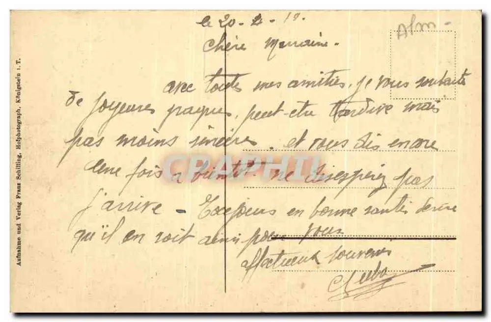 कोनिग्स्टेन आई.टी. — विचार रूइन से — प्रकाशक फ्रांस शिलिंग - पीछे