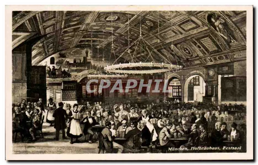 München, Hofbräuhaus, Saal — Uitgever Emil Kohn, n° 249 - Voorkant