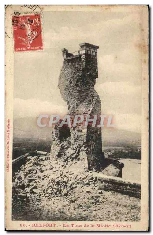 Belfort — Die Miotte-Turm 1870-71 — Sonderausgabe der Galeries Modernes - Vorderseite