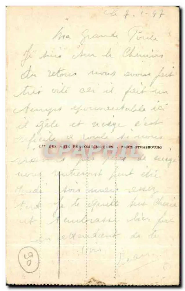 La Miotte e a Vale — Belfort — LL 47 - Verso