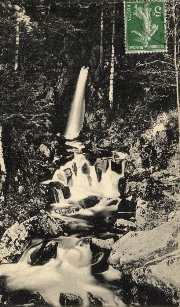 Wasserfall nahe dem Ballon d'Alsace — Lépoux (TP de Belfort) — Verlag nicht sichtbar - Vorderseite