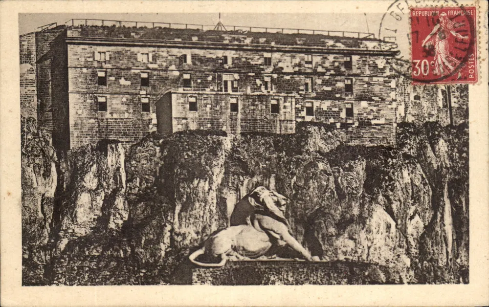 Schloss Belfort — Alte feudale Festung (1226), gehörig den Grafen von Montbéliard — Verlag Belfort - Vorderseite