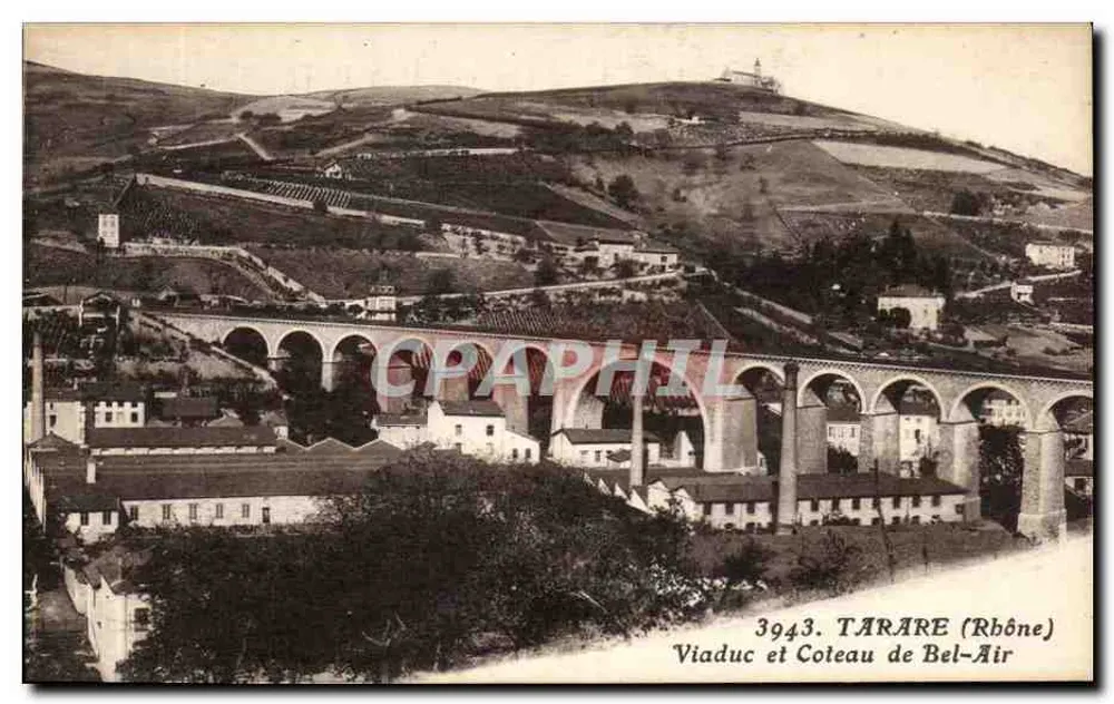 Viaduc und Coteau de Bel-Air — Tarare (Rhône) — X. Contagony, Lyon - Vorderseite