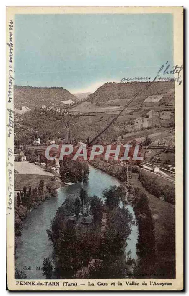 PENNE-DU-TARN (Tarn) — Die Station und das Tal des Aveyron — Coll. M. M. (unbekannter Verlag) - Vorderseite