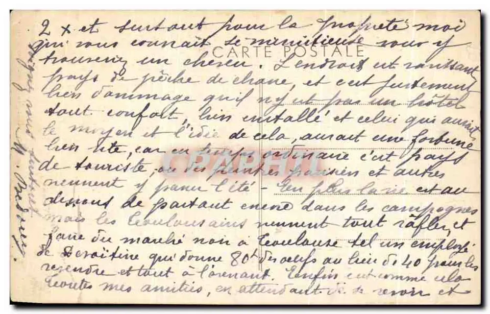 PENNE-DU-TARN (Tarn) — Die Station und das Tal des Aveyron — Coll. M. M. (unbekannter Verlag) - Rückseite