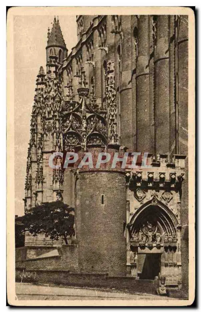 Albi — Kathedrale Sainte-Cécile — Der Portalbereich — Les Éditions d'Art Yvon, Paris - Vorderseite