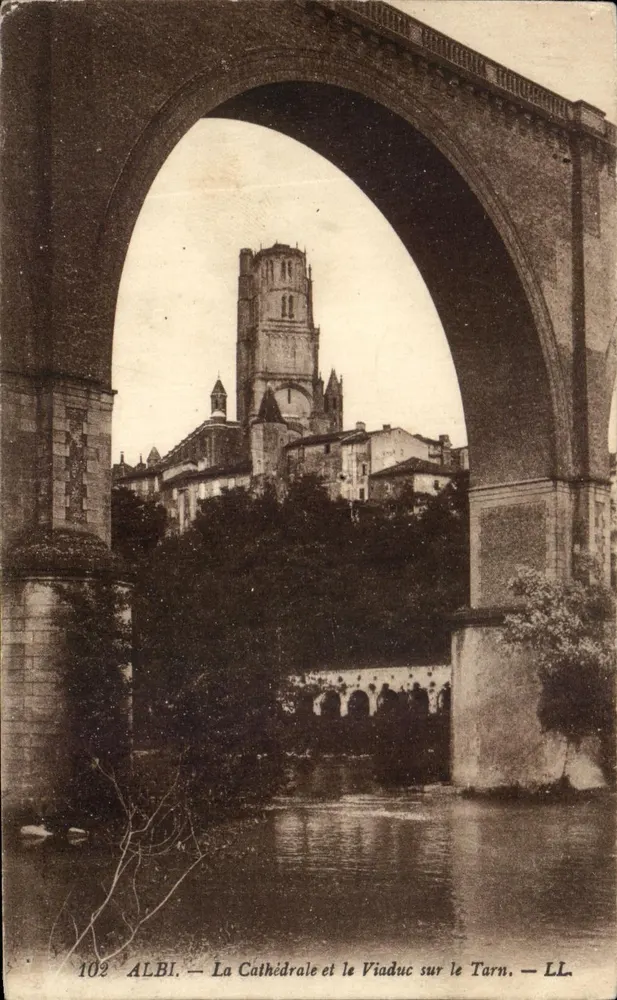 Albi — Die Kathedrale und der Viadukt über den Tarn — LL — n° 102 - Vorderseite