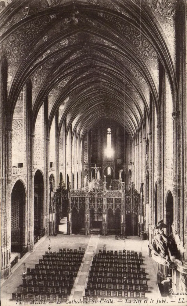 Albi — Kathedrale Saint Cecilia — Die Kirchenschiff und der Jubé — Sélecta LL - Vorderseite