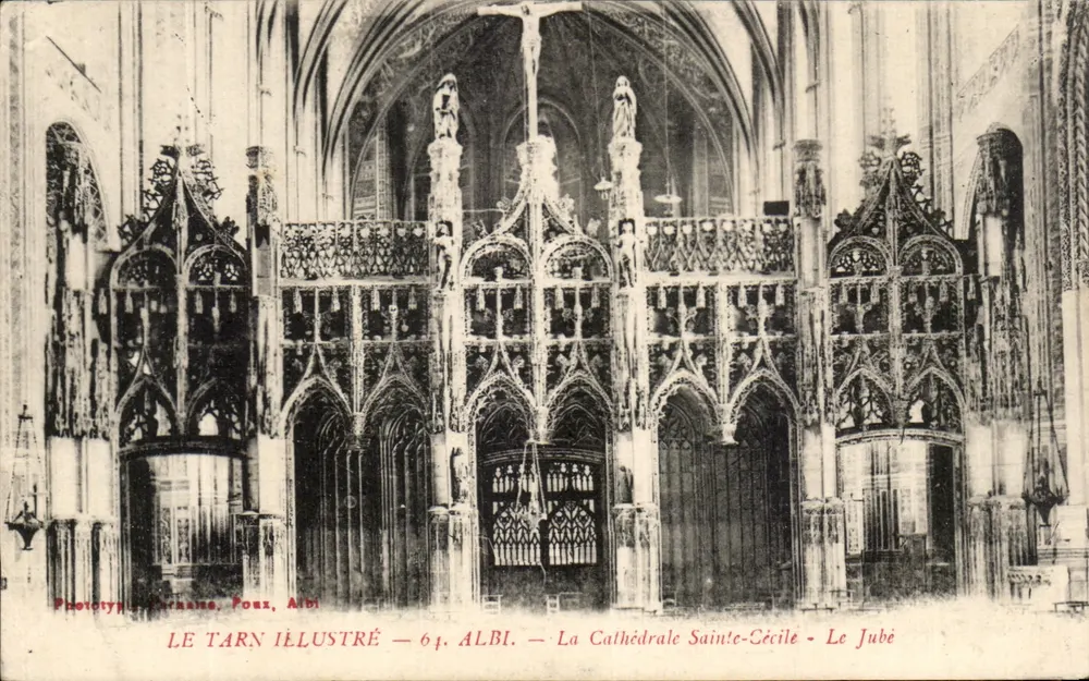 Albi — Kathedrale Sainte-Cécile — Der Chorvorhang — Phototype Tarnane, Pous, Albi — n°61 - Vorderseite