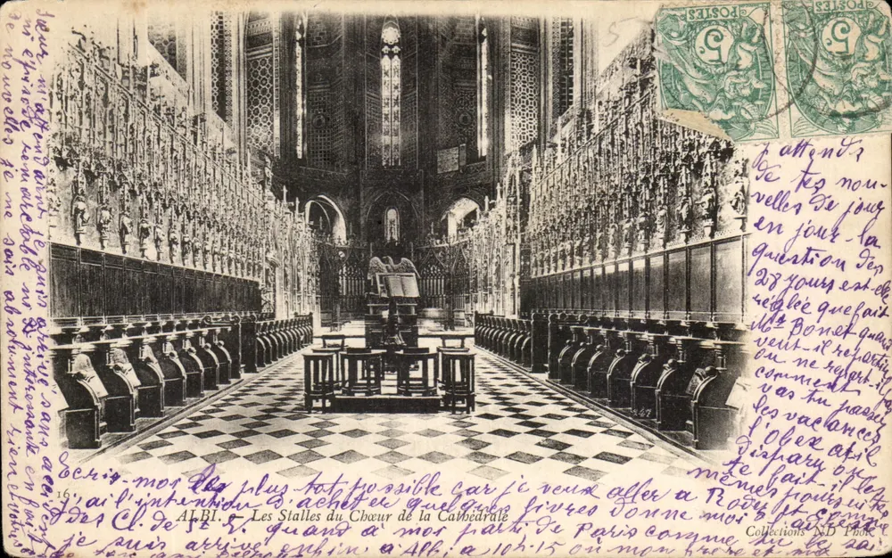 Die Chorstühle der Kathedrale — ALBI — Verlag ALBI, Nr. 16 - Vorderseite