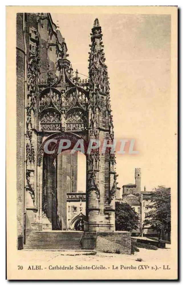 Albi - Kathedrale Sainte-Cécile - Der Portal (15. Jh.) - LL - Vorderseite