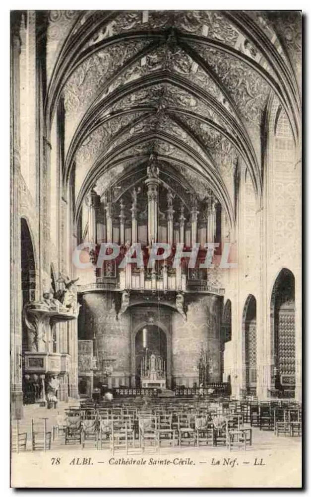 Albi — Kathedrale Sainte-Cécile — Die Kirche — LL - Vorderseite