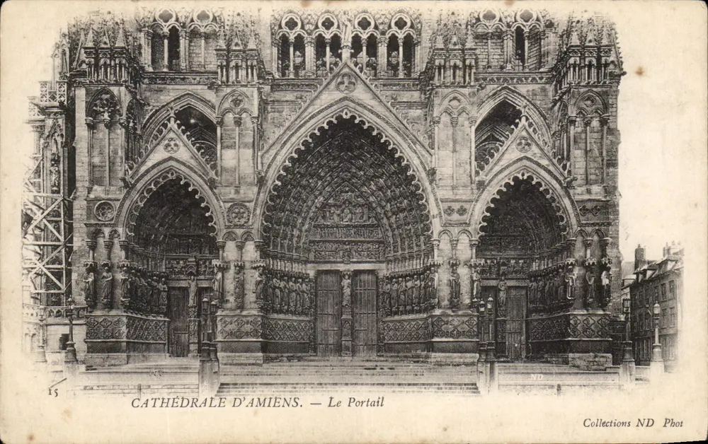 Catedral de Amiens — O Portal — Coleções ND Phot - Frente