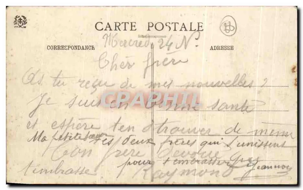 Les Vosges — Ao redor de Gérardmer. A Volonne em Konnupt — editor A. Weyers, n° 9404 - Verso