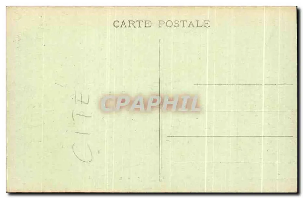 Stadt Carcassonne — Ansicht vom Südwesten — Foto. E. Roudière, Verlag - Rückseite