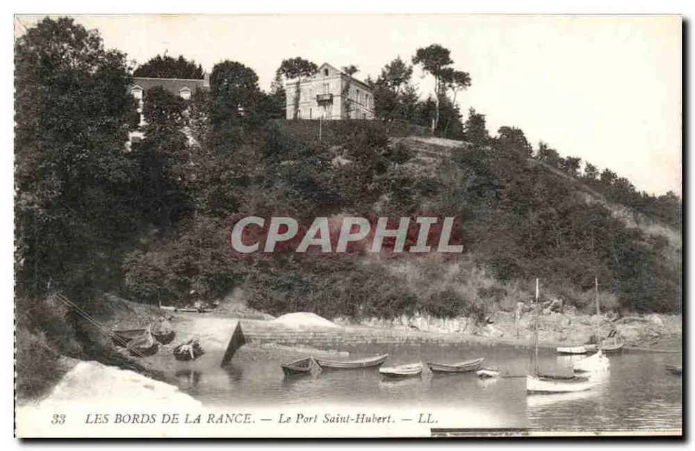 As margens da Rance — O Porto de Saint-Hubert — LL. - Frente