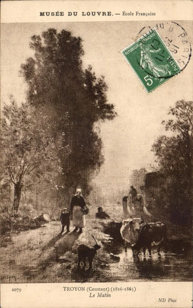 Morgen — Troyon (Constant) (1816-1865) — Französische Schule — ND Phot - Vorderseite