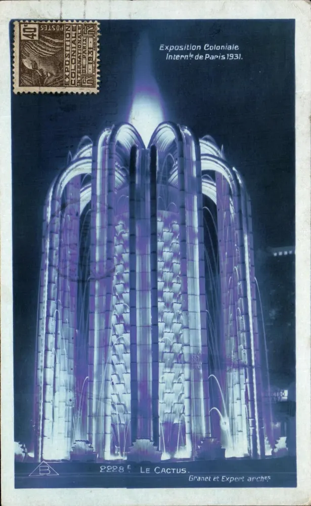 O Cacto — Exposição Colonial Internacional de Paris 1931 — Granet e Expert arquitetos - Frente