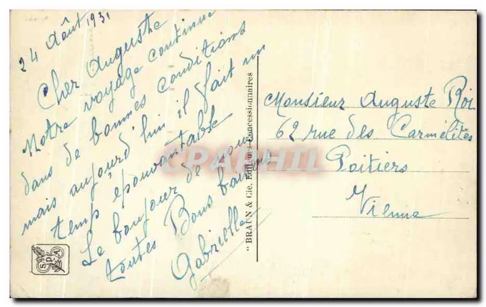 O Cacto — Exposição Colonial Internacional de Paris 1931 — Granet e Expert arquitetos - Verso