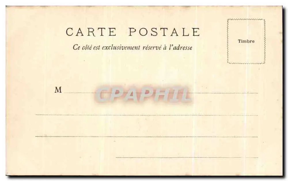 Bordeaux — A Porta Borgonha — W. F. Déposé - Verso