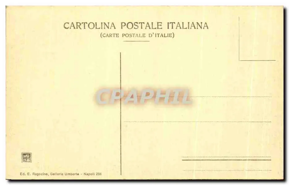 Pompeia — Porta Ercoleano — Ed. E. Ragozine, Galleria Umberto - Napoli 236 - Verso