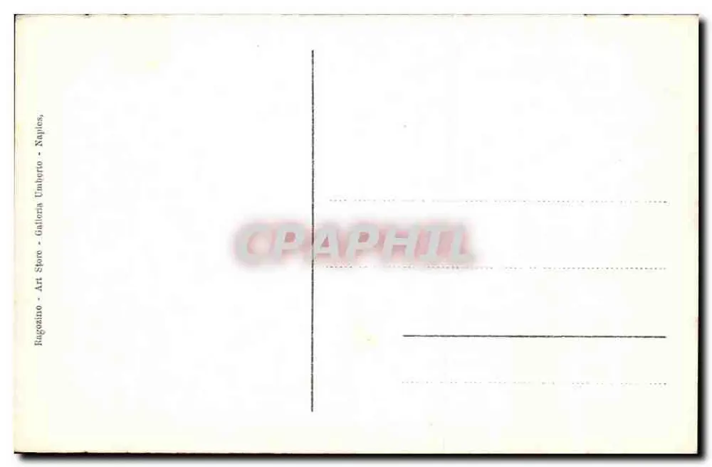 Pompeia - Forni e mulini — editor Ragusino, Nápoles - Verso