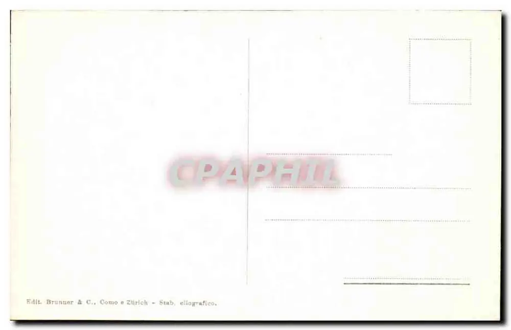 Pompéia - Arco de Nerone — editor Brunner & C., Zurique, n° 8359 - Verso