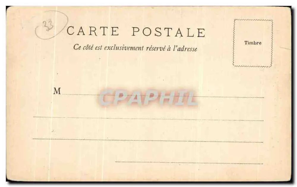 Bordeaux — Estátua de Michel Montaigne — W. F. DEPOSE - Verso