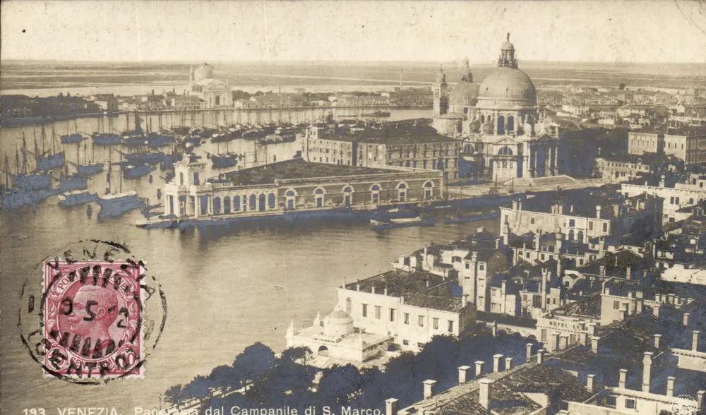 VENEZIA - Panorama desde la torre de S. Marco — editor desconocido, n° 193 - Anverso