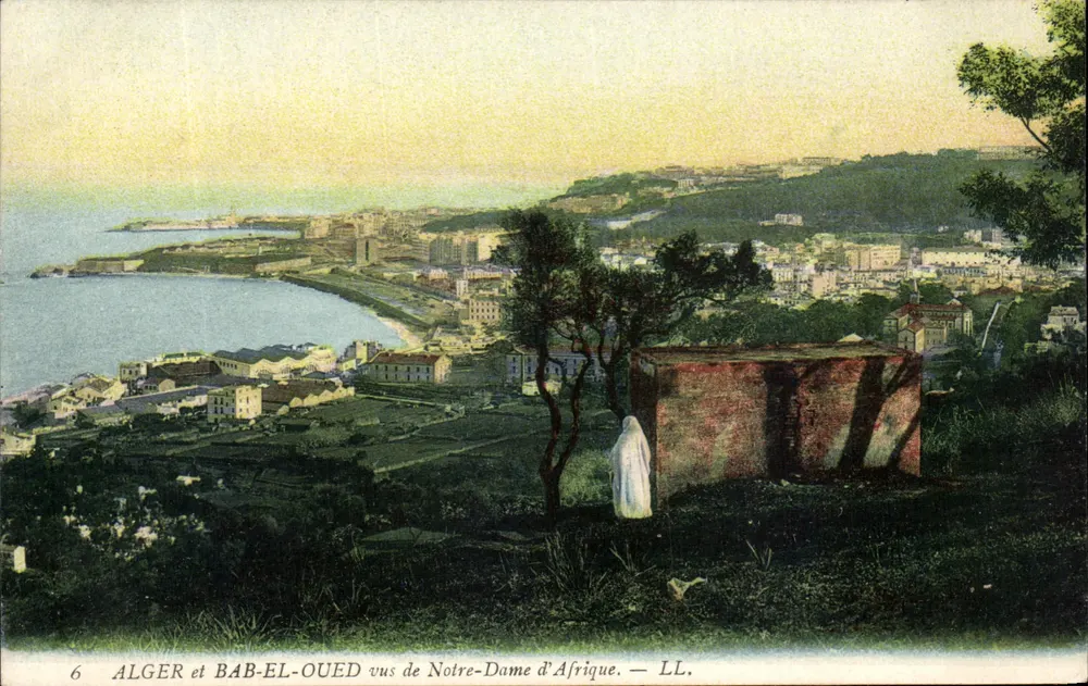 Ausblick auf Alger und Bab-el-Oued von Notre-Dame d'Afrique — LL. - Vorderseite