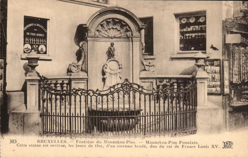Brüssel — Fontäne des Manneken-Piss — ND Fotografie n°383 - Vorderseite
