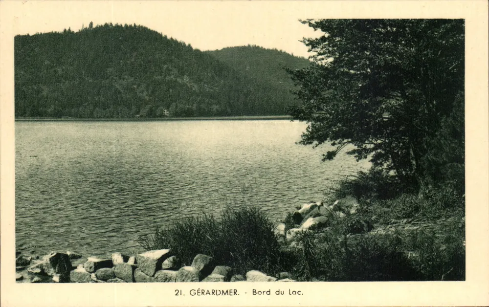 Gérardmer - Bordas do Lago — 21. GÉRARDMER. - Bordas do Lago. - Frente
