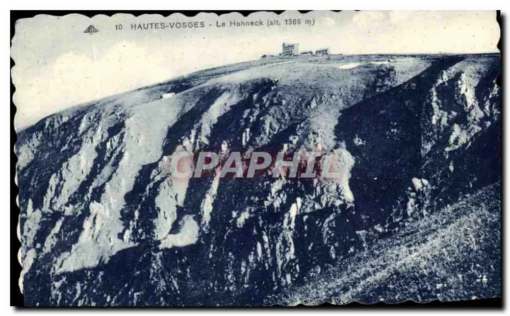 Hautes-Vosges - Le Hohneck (alt. 1366 m) — editor Cie Alsacienne des Arts Photomécaniques, Strasbourg - Frente
