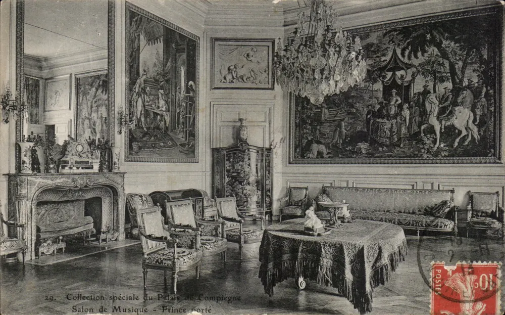 Musikzimmer — Spezialkollektion des Palastes von Compiègne — Prinz getragen - Vorderseite