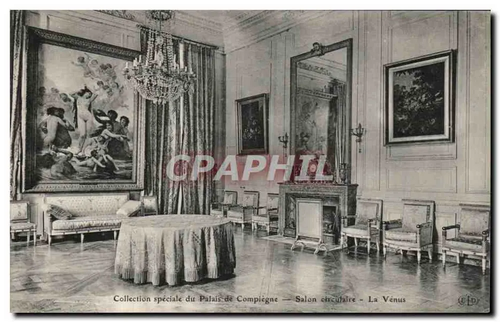 Paleis van Compiègne — Cirkelzaal — De Venus - Voorkant