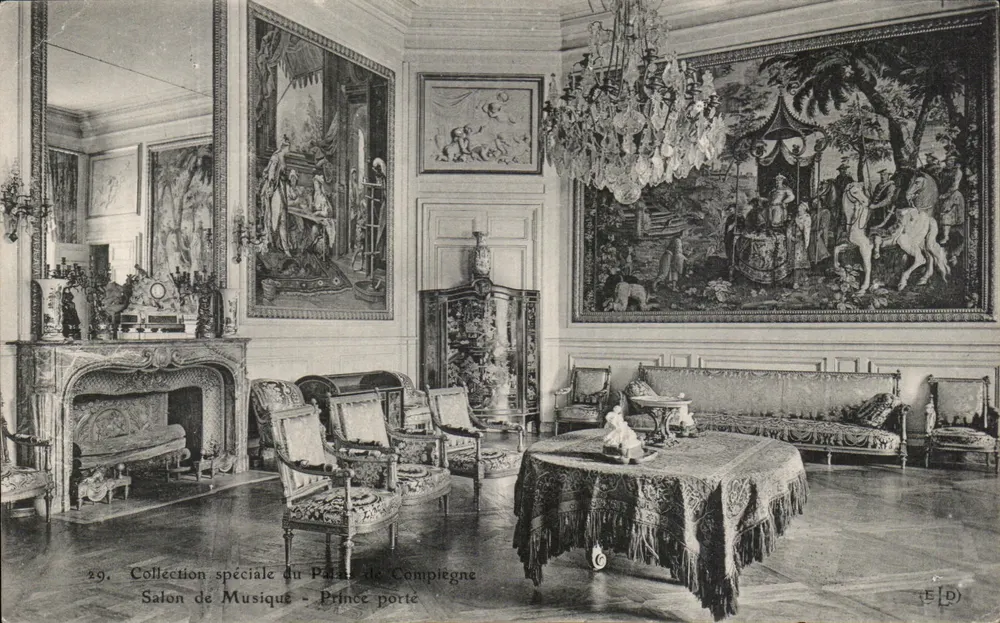 Musikzimmer - Spezialkollektion des Palastes von Compiègne — Prinz getragen - Vorderseite