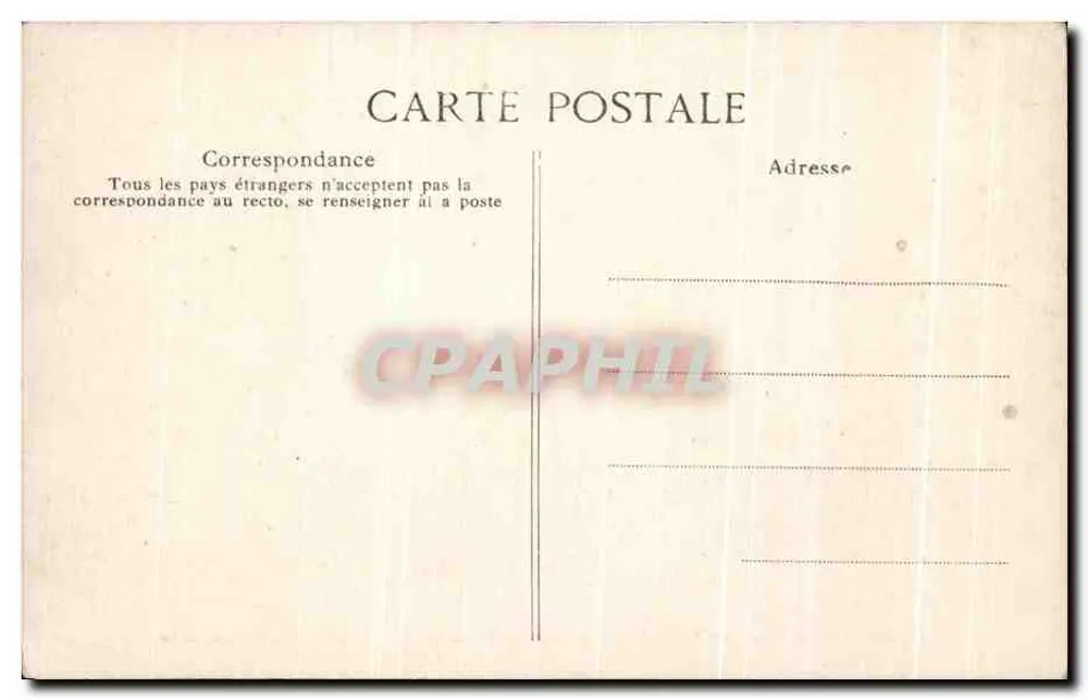 Empfangssaal von Marie-Antoinette — Sonderausgabe des Schlosses Compiègne — E-D - Rückseite