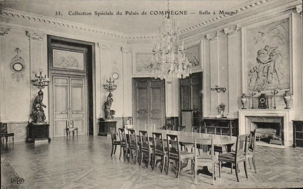 Palácio de Compiègne — Sala de Jantar — Coleção Especial - Frente